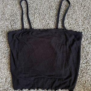 American Eagle Black Crop Top